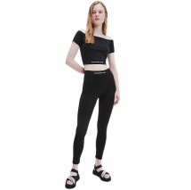 CALVIN KLEIN JEANS SHRUNKEN LOGO MILANO BARDOT TOP ΓΥΝΑΙΚΕΙΟ BLACK