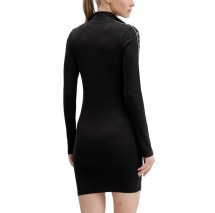 TOMMY JEANS 1/4ZIP TAPE DRESS ΦΟΡΕΜΑ ΓΥΝΑΙΚΕΙΟ BLACK