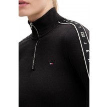 TOMMY JEANS 1/4ZIP TAPE DRESS ΦΟΡΕΜΑ ΓΥΝΑΙΚΕΙΟ BLACK