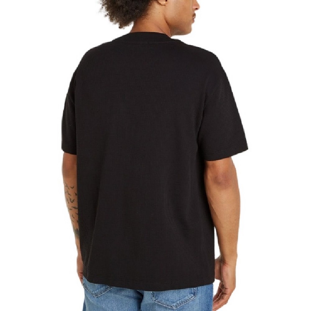 CALVIN KLEIN JEANS TEXTURE POCKET T-SHIRT ΜΠΛΟΥΖΑ ΑΝΔΡΙΚΗ BLACK