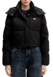 TOMMY JEANS ALASKA GRID CRP DWN JCKT EXT ΜΠΟΥΦΑΝ ΓΥΝΑΙΚΕΙΟ BLACK