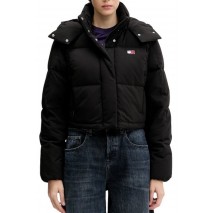 TOMMY JEANS ALASKA GRID CRP DWN JCKT EXT ΜΠΟΥΦΑΝ ΓΥΝΑΙΚΕΙΟ BLACK