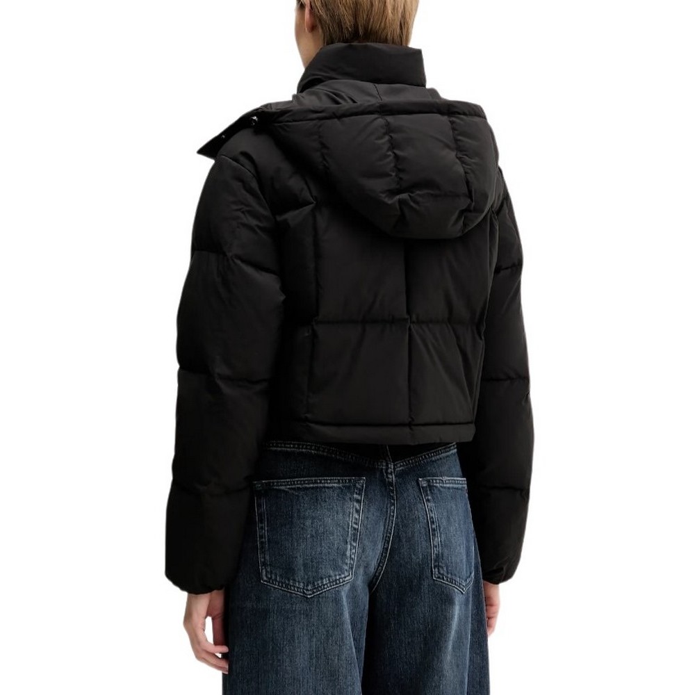 TOMMY JEANS ALASKA GRID CRP DWN JCKT EXT ΜΠΟΥΦΑΝ ΓΥΝΑΙΚΕΙΟ BLACK