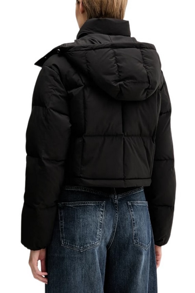 TOMMY JEANS ALASKA GRID CRP DWN JCKT EXT ΜΠΟΥΦΑΝ ΓΥΝΑΙΚΕΙΟ BLACK
