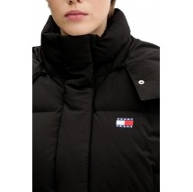 TOMMY JEANS ALASKA GRID CRP DWN JCKT EXT ΜΠΟΥΦΑΝ ΓΥΝΑΙΚΕΙΟ BLACK