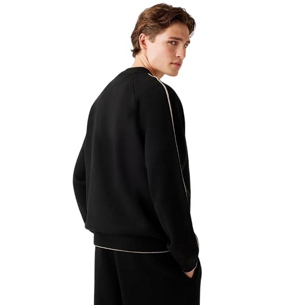 GUESS YAKI ZIPPED SWEATSHIRT ΖΑΚΕΤΑ ΦΟΥΤΕΡ ΑΝΔΡΙΚΗ BLACK