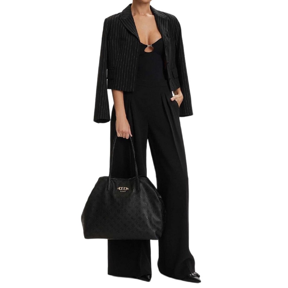 GUESS VICTTORIA LARGE 2 IN 1 TOTE ΤΣΑΝΤΑ ΓΥΝΑΙΚΕΙΑ BLACK