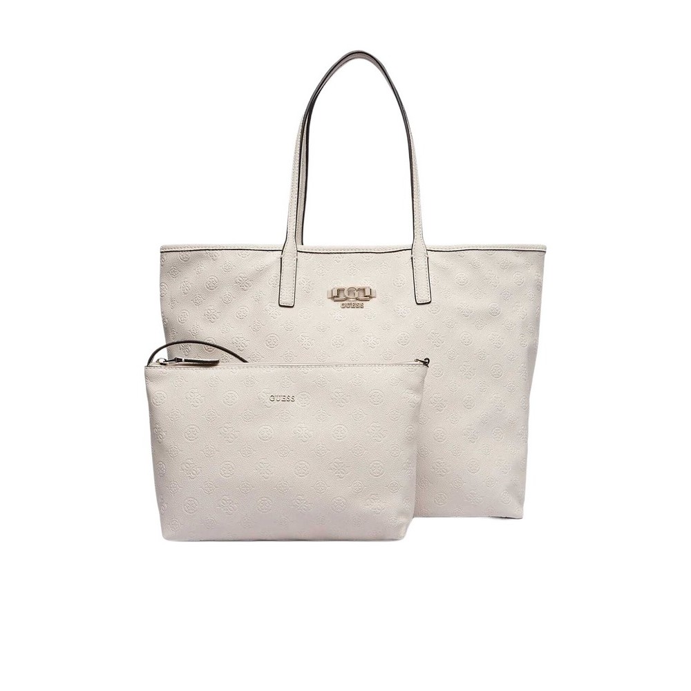 GUESS VICTTORIA LARGE 2 IN 1 TOTE ΤΣΑΝΤΑ ΓΥΝΑΙΚΕΙΑ STONE