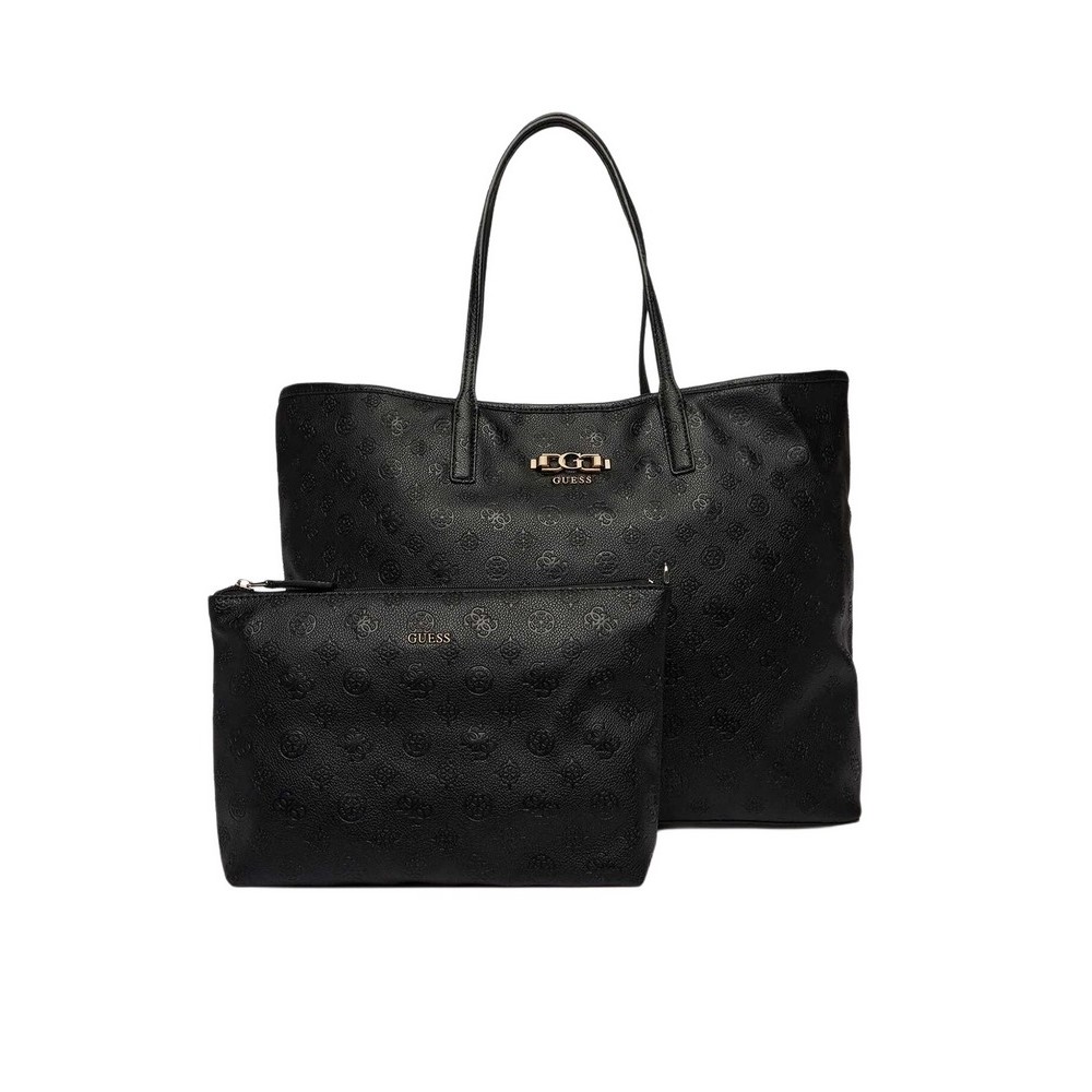 GUESS VICTTORIA LARGE 2 IN 1 TOTE ΤΣΑΝΤΑ ΓΥΝΑΙΚΕΙΑ BLACK