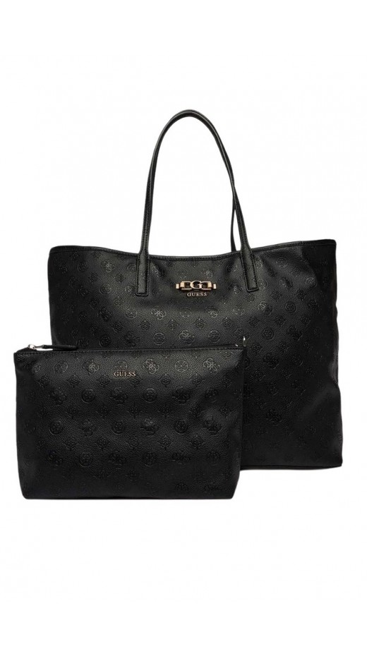 GUESS VICTTORIA LARGE 2 IN 1 TOTE ΤΣΑΝΤΑ ΓΥΝΑΙΚΕΙΑ BLACK