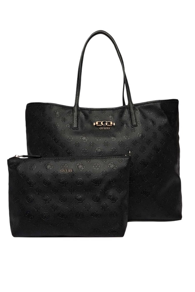 GUESS VICTTORIA LARGE 2 IN 1 TOTE ΤΣΑΝΤΑ ΓΥΝΑΙΚΕΙΑ BLACK