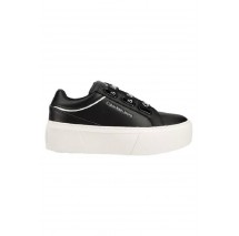 CALVIN KLEIN JEANS FLATFORM+ LOW BRANDED LACES ΠΑΠΟΥΤΣΙ ΓΥΝΑΙΚΕΙΟ BLACK