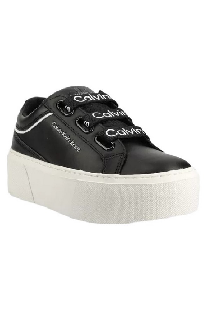 CALVIN KLEIN JEANS FLATFORM+ LOW BRANDED LACES ΠΑΠΟΥΤΣΙ ΓΥΝΑΙΚΕΙΟ BLACK