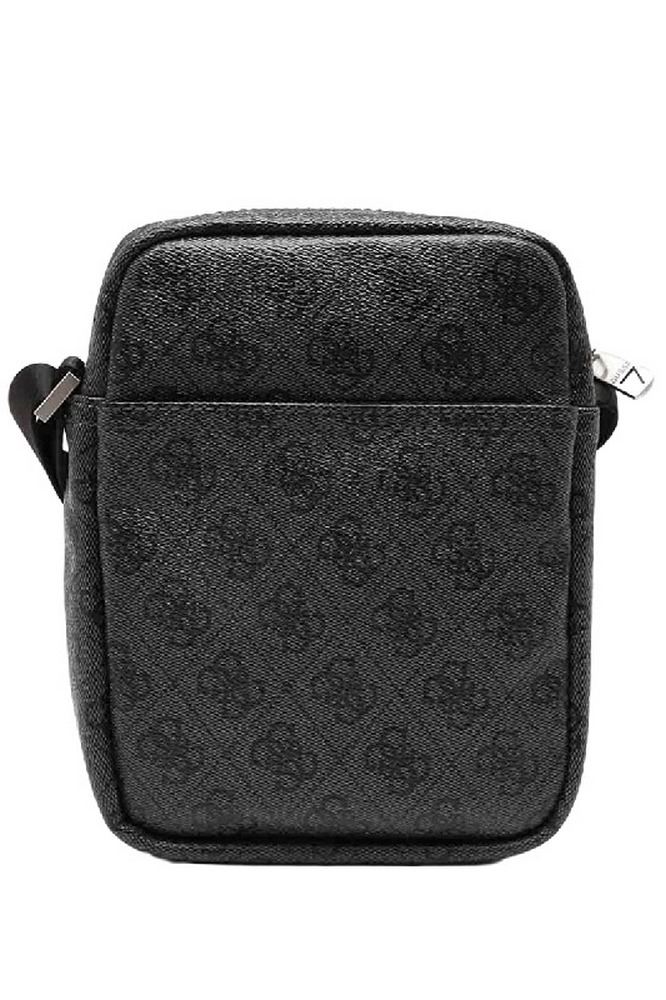 GUESS VEZZOLA SMRT XBODY DOUBLE PCKT ΤΣΑΝΤΑ ΑΝΔΡΙΚΗ BLACK