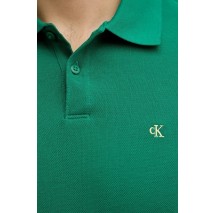 CALVIN KLEIN JEANS CASUAL PIQUE CLASSIC POLO T-SHIRT ΜΠΛΟΥΖΑ ΑΝΔΡΙΚΗ GREEN