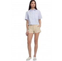 GUESS JEANS CAMP COLLAR BO  ΠΟΥΚΑΜΙΣΟ ΓΥΝΑΙΚΕΙΟ BLUE