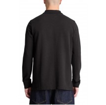 TIMBERLAND PIQUE POLO ΜΠΛΟΥΖΑ ΜΑΚΡΥΜΑΝΙΚ ΑΝΔΡΙΚΗ BLACK