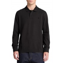 TIMBERLAND PIQUE POLO ΜΠΛΟΥΖΑ ΜΑΚΡΥΜΑΝΙΚ ΑΝΔΡΙΚΗ BLACK