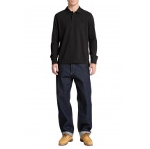 TIMBERLAND PIQUE POLO ΜΠΛΟΥΖΑ ΜΑΚΡΥΜΑΝΙΚ ΑΝΔΡΙΚΗ BLACK