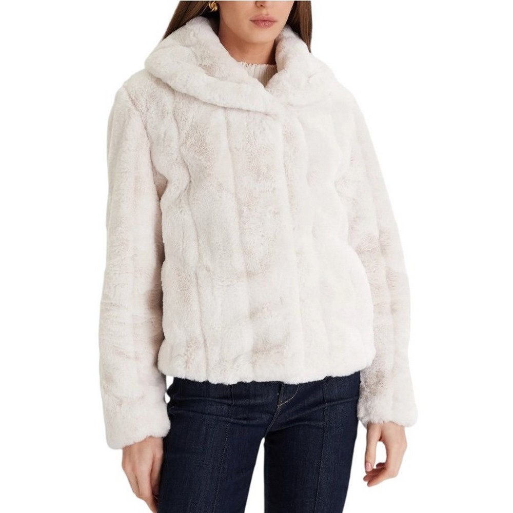 GUESS NEW SOPHY JACKET ΜΠΟΥΦΑΝ ΓΟΥΝΑΚΙ ΓΥΝΑΙΚΕΙΟ WHITE