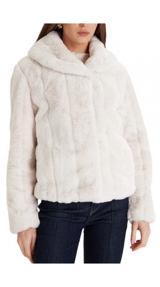 GUESS NEW SOPHY JACKET ΜΠΟΥΦΑΝ ΓΟΥΝΑΚΙ ΓΥΝΑΙΚΕΙΟ WHITE