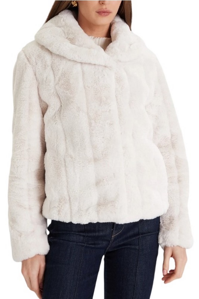 GUESS NEW SOPHY JACKET ΜΠΟΥΦΑΝ ΓΟΥΝΑΚΙ ΓΥΝΑΙΚΕΙΟ WHITE