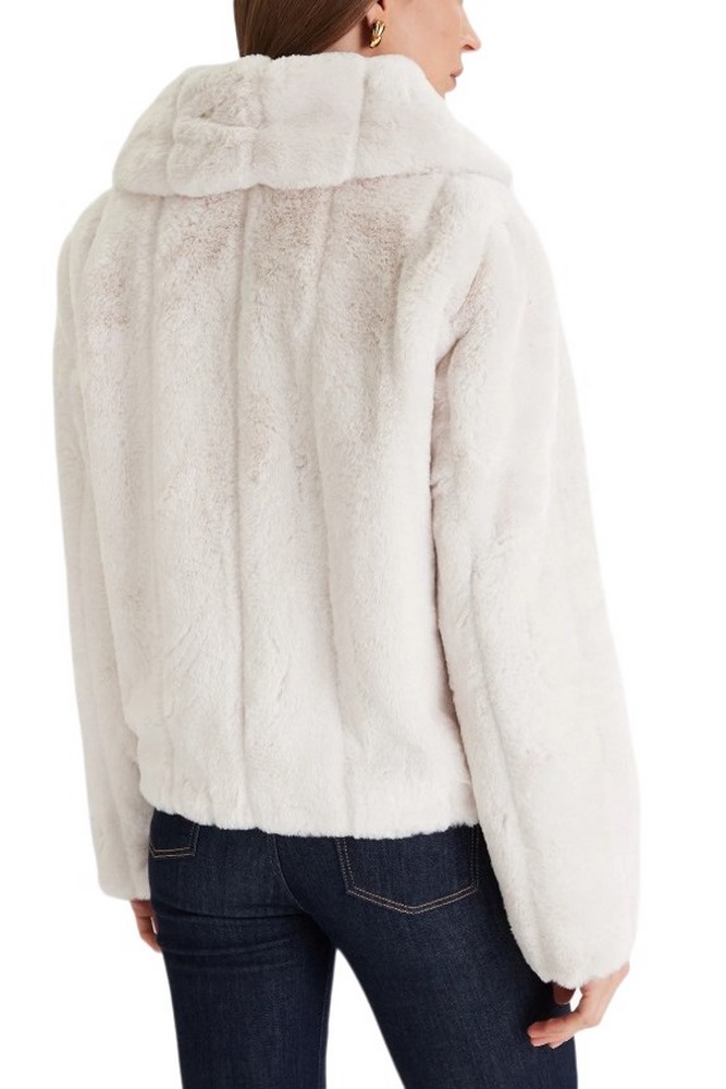 GUESS NEW SOPHY JACKET ΜΠΟΥΦΑΝ ΓΟΥΝΑΚΙ ΓΥΝΑΙΚΕΙΟ WHITE