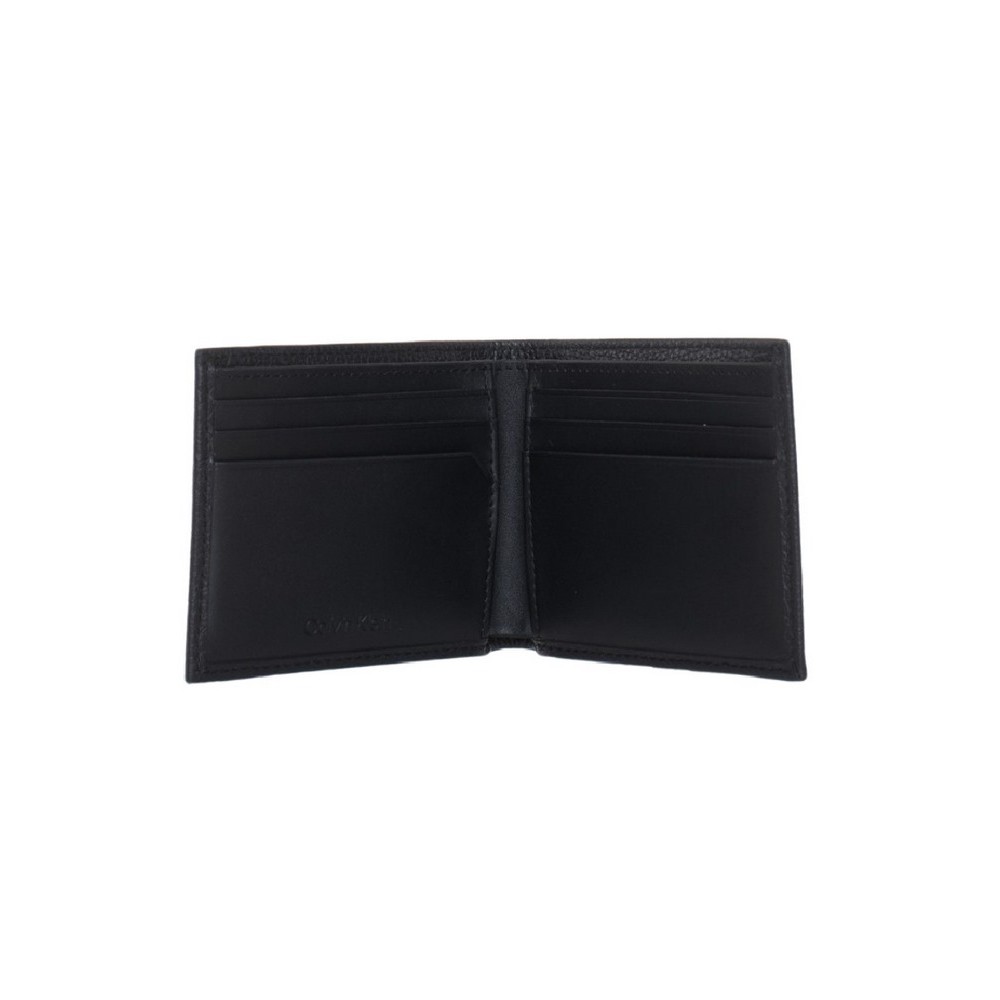 CALVIN KLEIN JEANS WARTH BIFOLD 6CCW/BILL ΑΞΕΣΟΥΑΡ ΠΟΡΤΟΦΟΛΙ ΑΝΔΡΙΚΟ BLACK