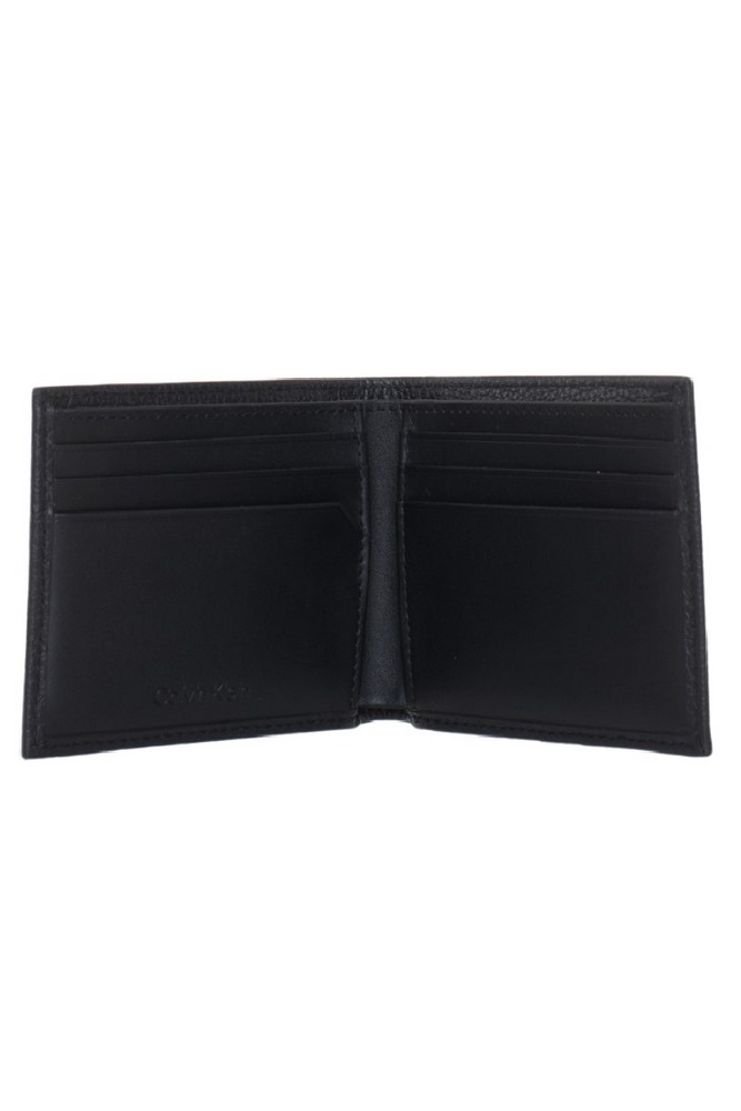 CALVIN KLEIN JEANS WARTH BIFOLD 6CCW/BILL ΑΞΕΣΟΥΑΡ ΠΟΡΤΟΦΟΛΙ ΑΝΔΡΙΚΟ BLACK