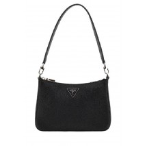 GUESS ECO JAZLYNN TOP ZIP SHLDR BAG ΤΣΑΝΤΑ ΓΥΝΑΙΚΕΙΑ BLACK