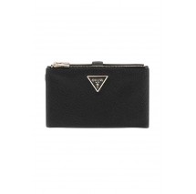 GUESS LAUREL SLG DBL ZIP ORGANIZER ΠΟΡΤΟΦΟΛΙ ΓΥΝΑΙΚΕΙΟ BLACK
