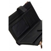 GUESS LAUREL SLG DBL ZIP ORGANIZER ΠΟΡΤΟΦΟΛΙ ΓΥΝΑΙΚΕΙΟ BLACK