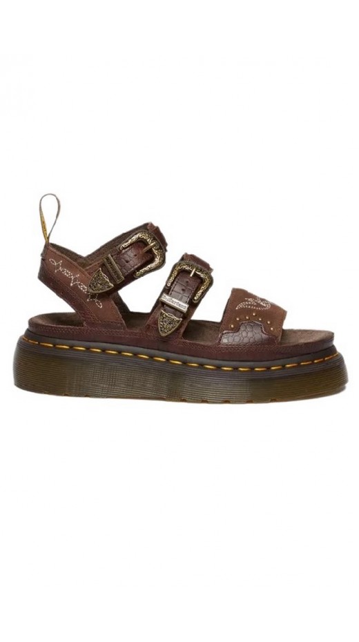 DR. MARTENS GRYPHON QUAD PULL UP 31546201 ΠΕΔΙΛΑ ΓΥΝΑΙΚΕΙΑ DARK BROWN