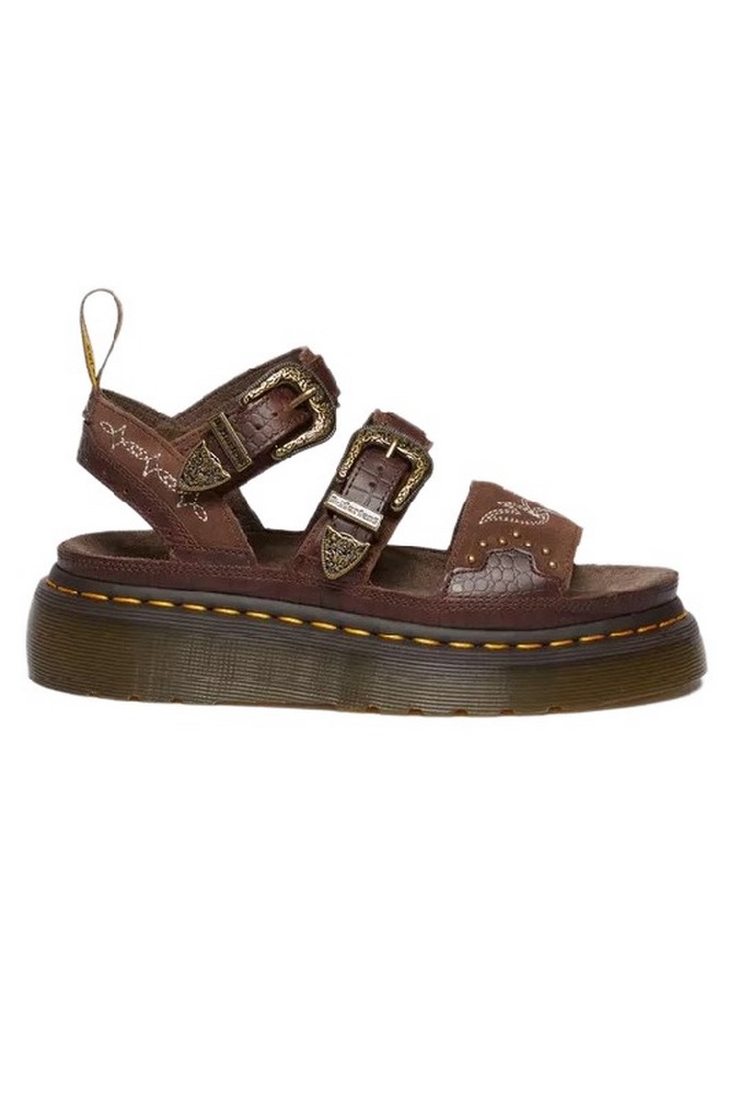 DR. MARTENS GRYPHON QUAD PULL UP 31546201 ΠΕΔΙΛΑ ΓΥΝΑΙΚΕΙΑ DARK BROWN