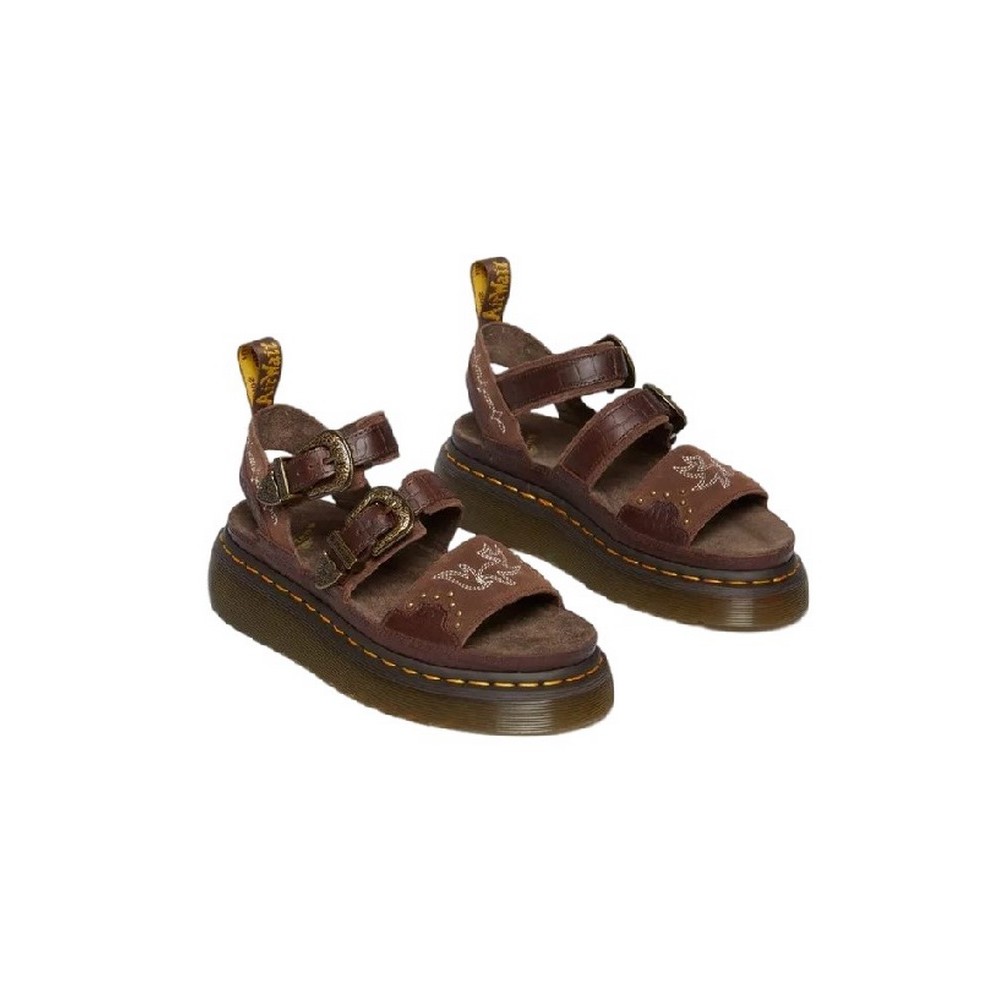 DR. MARTENS GRYPHON QUAD PULL UP 31546201 ΠΕΔΙΛΑ ΓΥΝΑΙΚΕΙΑ DARK BROWN