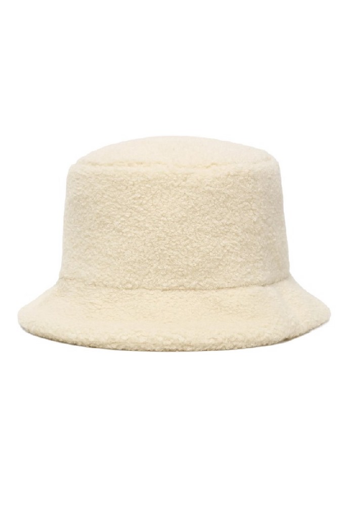 CALVIN KLEIN BOUCLE W PATCH BUCKET ΚΑΠΕΛΟ ΓΥΝΑΙΚΕΙΟ BEIGE