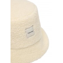 CALVIN KLEIN BOUCLE W PATCH BUCKET ΚΑΠΕΛΟ ΓΥΝΑΙΚΕΙΟ BEIGE