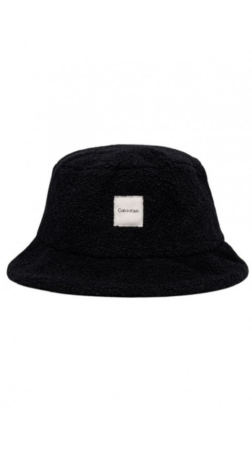 CALVIN KLEIN BOUCLE W PATCH BUCKET ΚΑΠΕΛΟ ΓΥΝΑΙΚΕΙΟ BLACK