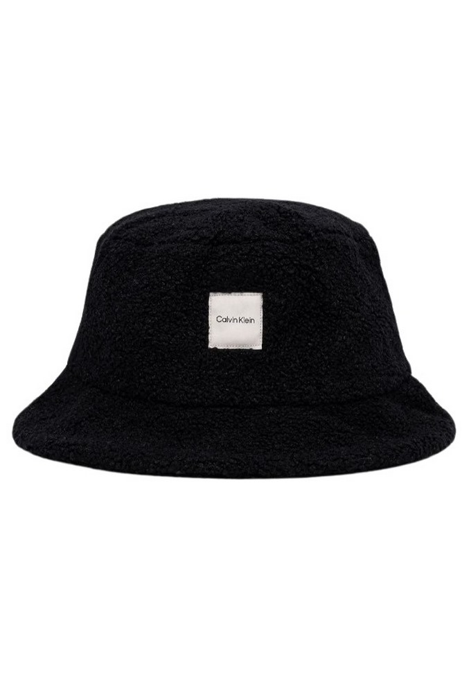 CALVIN KLEIN BOUCLE W PATCH BUCKET ΚΑΠΕΛΟ ΓΥΝΑΙΚΕΙΟ BLACK