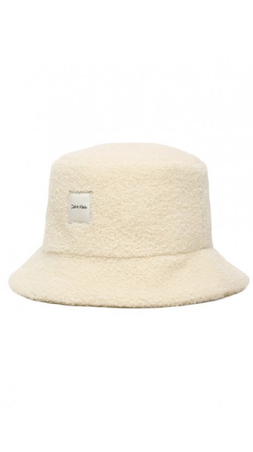 CALVIN KLEIN BOUCLE W PATCH BUCKET ΚΑΠΕΛΟ ΓΥΝΑΙΚΕΙΟ BEIGE