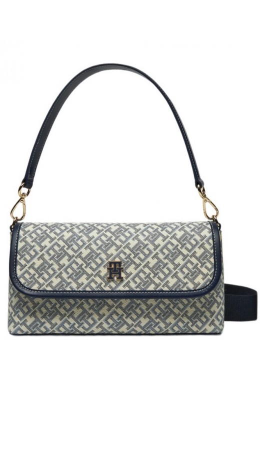 TOMMY HILFIGER MONOPLAY LE FLAP CROSSOVER ΤΣΑΝΤΑ ΓΥΝΑΙΚΕΙΑ NAVY