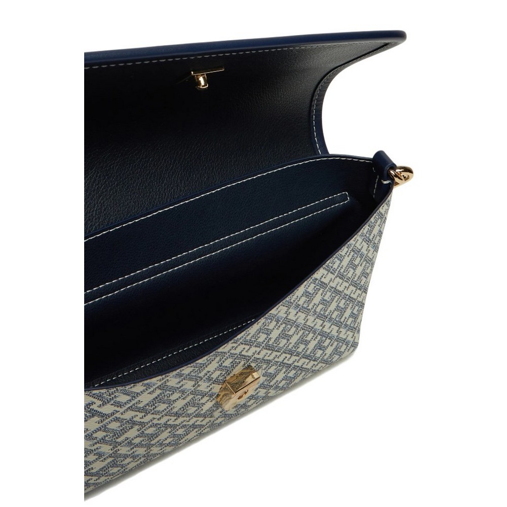 TOMMY HILFIGER MONOPLAY LE FLAP CROSSOVER ΤΣΑΝΤΑ ΓΥΝΑΙΚΕΙΑ NAVY