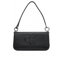 CALVIN KLEIN JEANS SCULPTED FLAP SHOULDER POUCH25 ΤΣΑΝΤΑ ΓΥΝΑΙΚΕΙΑ BLACK