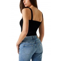 GUESS EMMIE TANK TOP SWTR ΤΟΠ ΠΛΕΚΤΟ ΓΥΝΑΙΚΕΙΟ BLACK