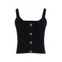 GUESS EMMIE TANK TOP SWTR ΤΟΠ ΠΛΕΚΤΟ ΓΥΝΑΙΚΕΙΟ BLACK