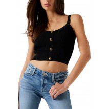 GUESS EMMIE TANK TOP SWTR ΤΟΠ ΠΛΕΚΤΟ ΓΥΝΑΙΚΕΙΟ BLACK