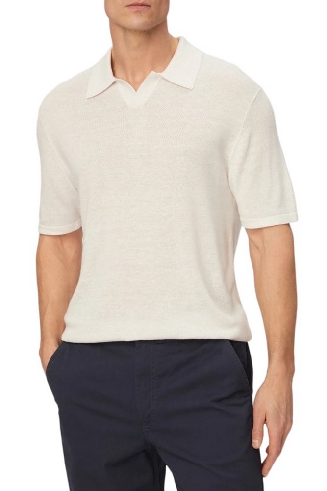 CALVIN KLEIN LINEN BLND JOHNNY SWTR 12GG ΜΠΛΟΥΖΑ ΑΝΔΡΙΚΗ SAND