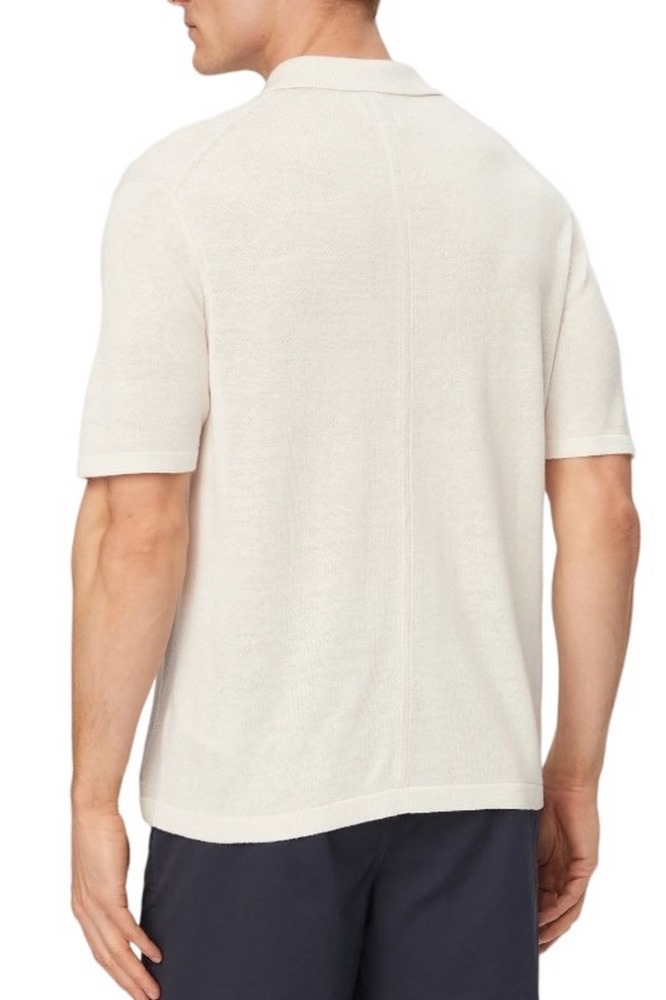 CALVIN KLEIN LINEN BLND JOHNNY SWTR 12GG ΜΠΛΟΥΖΑ ΑΝΔΡΙΚΗ SAND