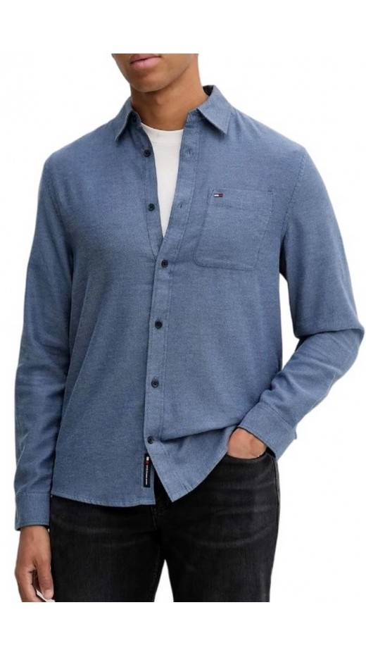 TOMMY JEANS REG FLANNEL SHIRT EXT ΠΟΥΚΑΜΙΣΟ ΑΝΔΡΙΚΟ NAVY
