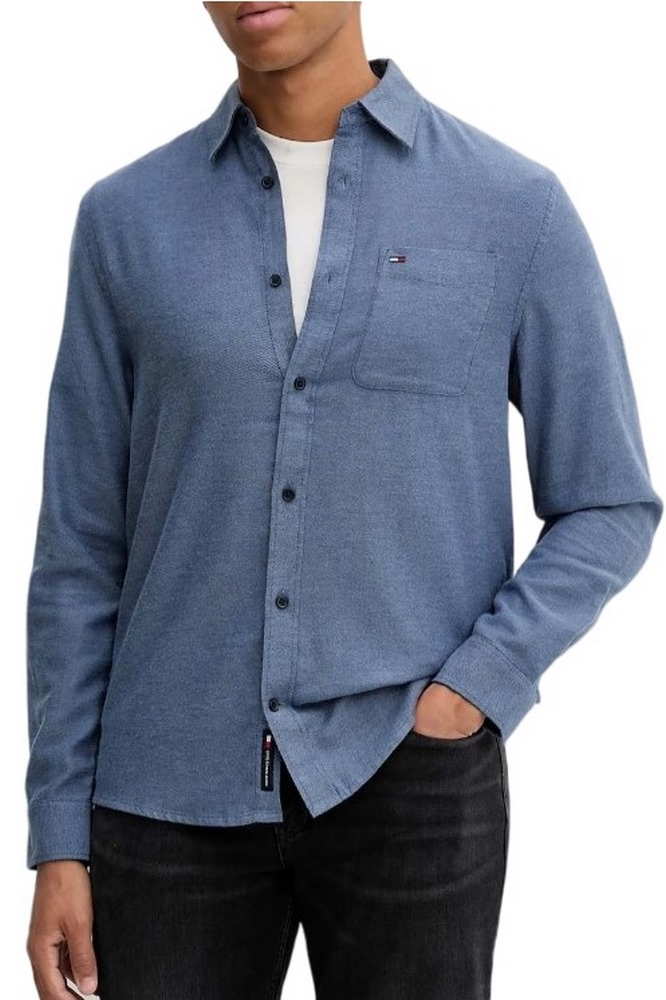 TOMMY JEANS REG FLANNEL SHIRT EXT ΠΟΥΚΑΜΙΣΟ ΑΝΔΡΙΚΟ NAVY